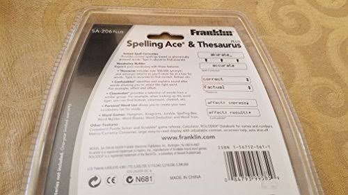 Spelling Ace & Thesaurus I14535