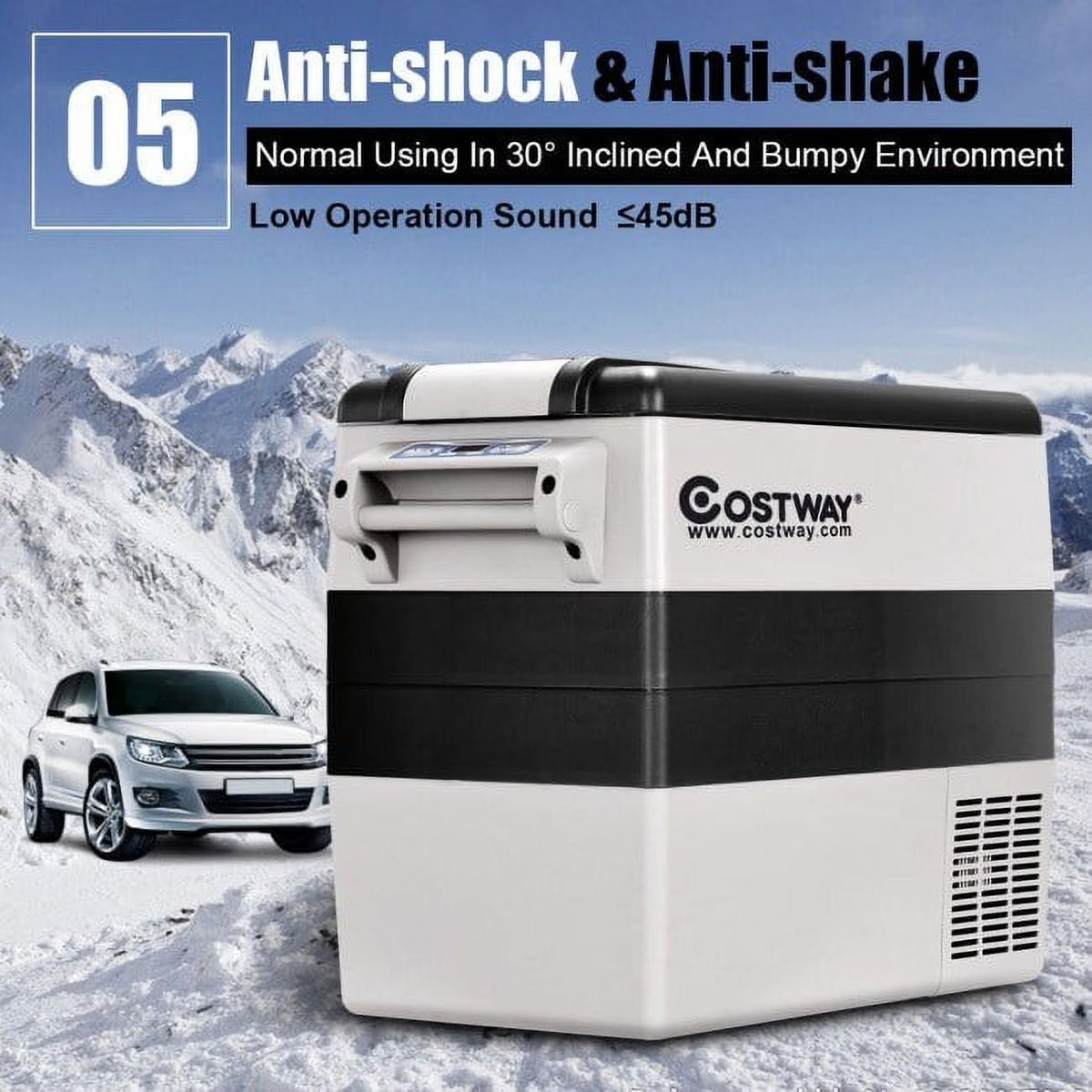 52 Liters Portable Car Cooler Refrigerator N897