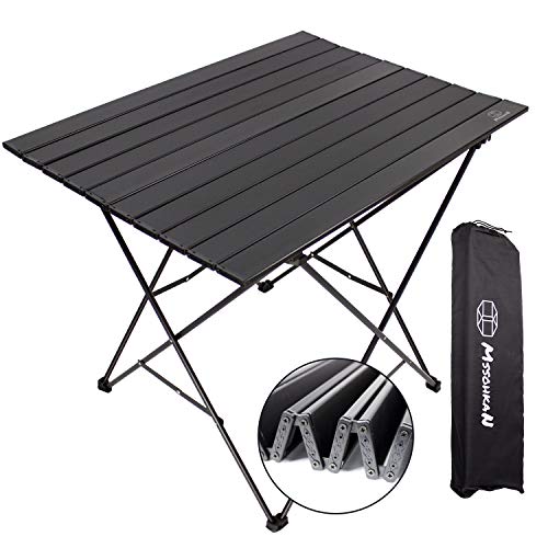 Folding Aluminum Camping Table with Carry Bag L84025