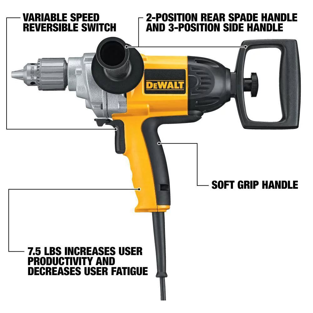 1/2 in. Corded Drill with Spade Handle C315