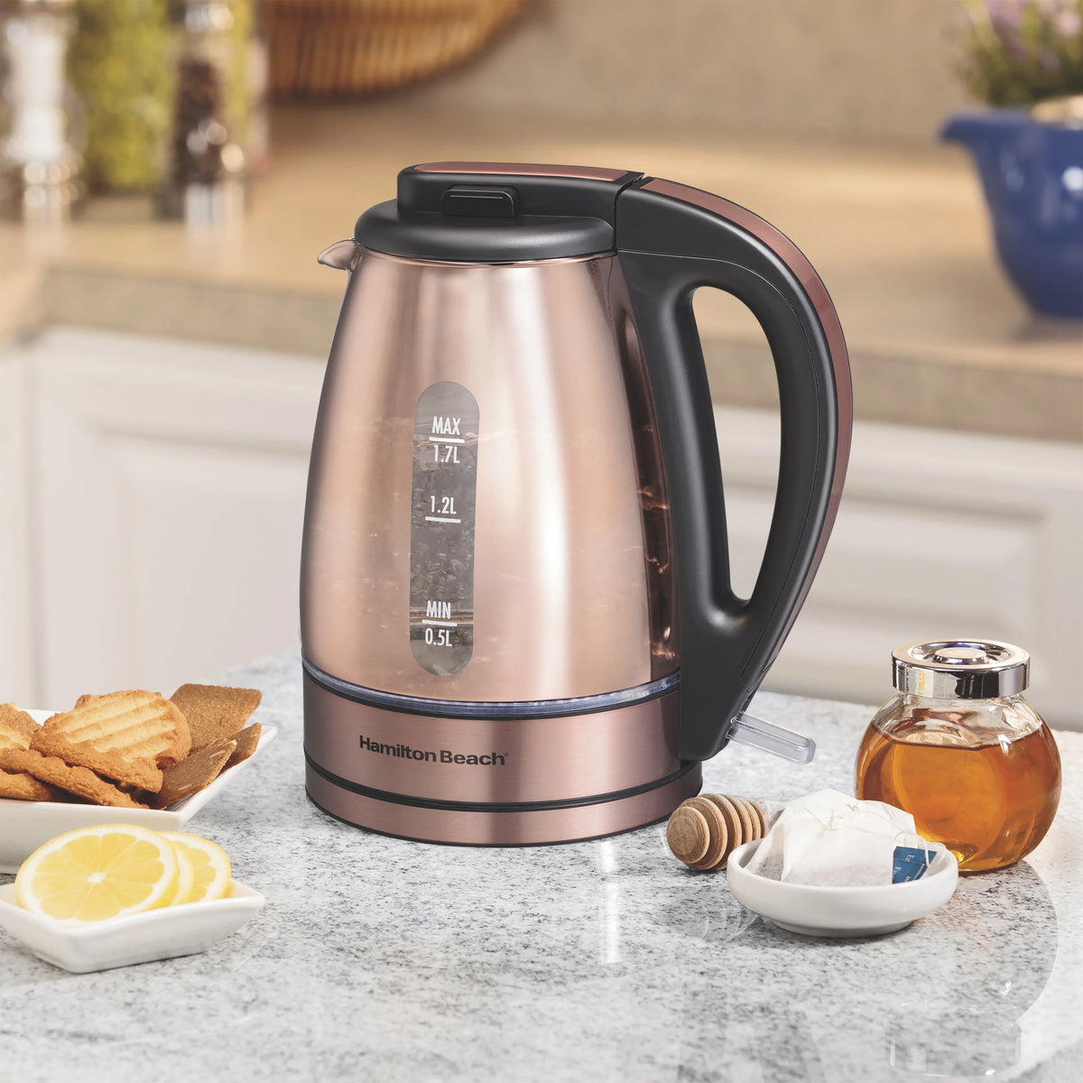 1.7L Electric Kettle Copper J776391