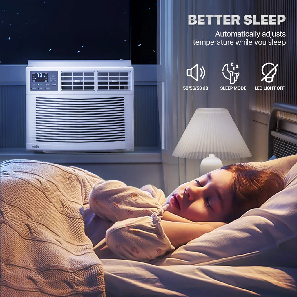 5,000 BTU Mechanical Window Air Conditioner with Multi-Speed Fan, White V581663