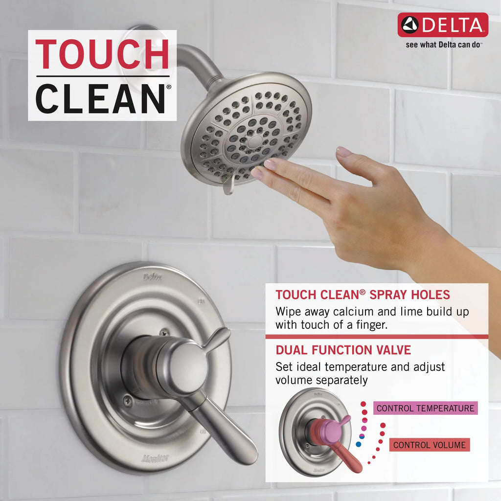 Single Handle 5-Spray Shower Faucet in Stainless K56275