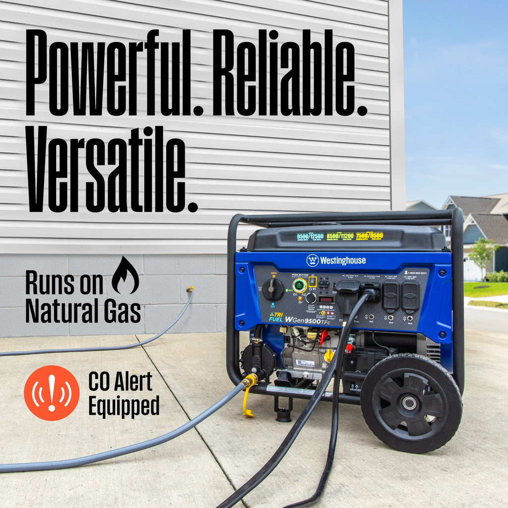 13,000 Peak Watt Tri-Fuel Portable Generator F1493