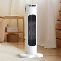 White 2000W Ceramic Tower Space Heater N7027