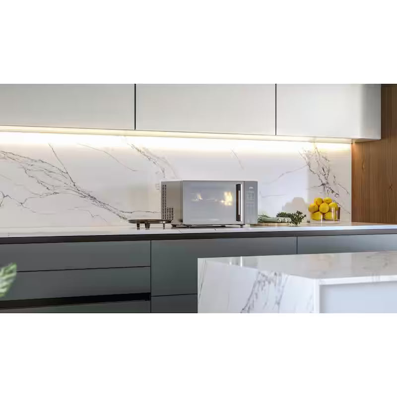 Electric Built-In Microwave in Silver with Mirror Finish N5473