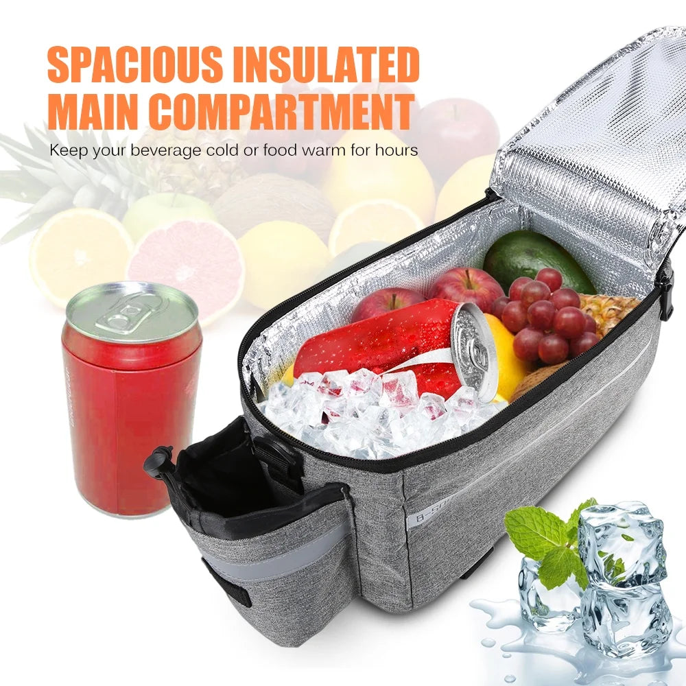 Bike Pannier with Holes Reflective Insulated Trunk Bag N971