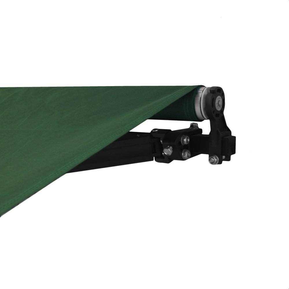 Motorized Retractable Patio Awning 12x10 Green S607889
