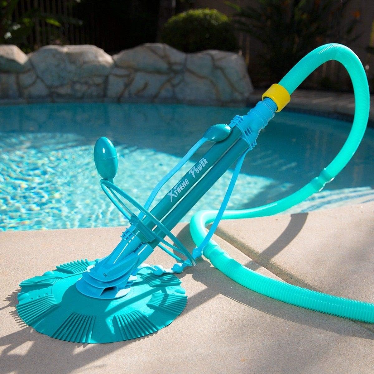 Green Automatic Swimming Pool Cleaner with 5 Way Pool Testing Kit Y711919
