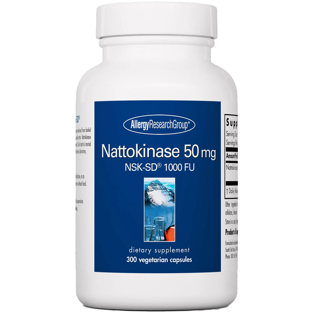Nattokinase 50 mg 300 Vegetarian Capsules H9041