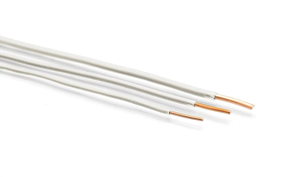 14 AWG White Insulated Solid Copper THHN THWN Wire F188