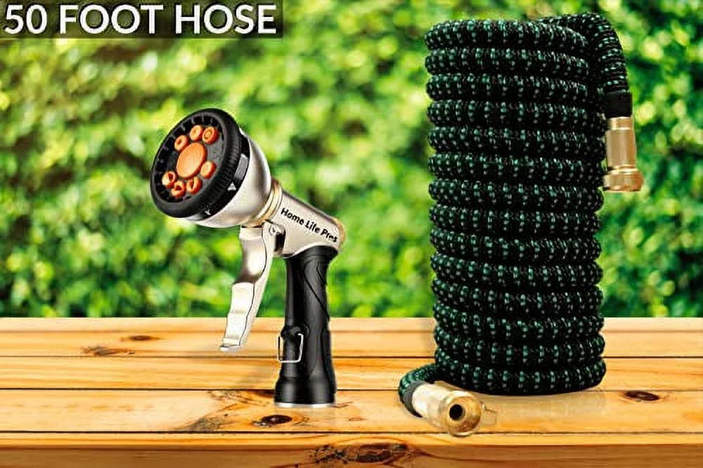 50FT Expandable Heavy Duty No-Kink Garden Hose V974549