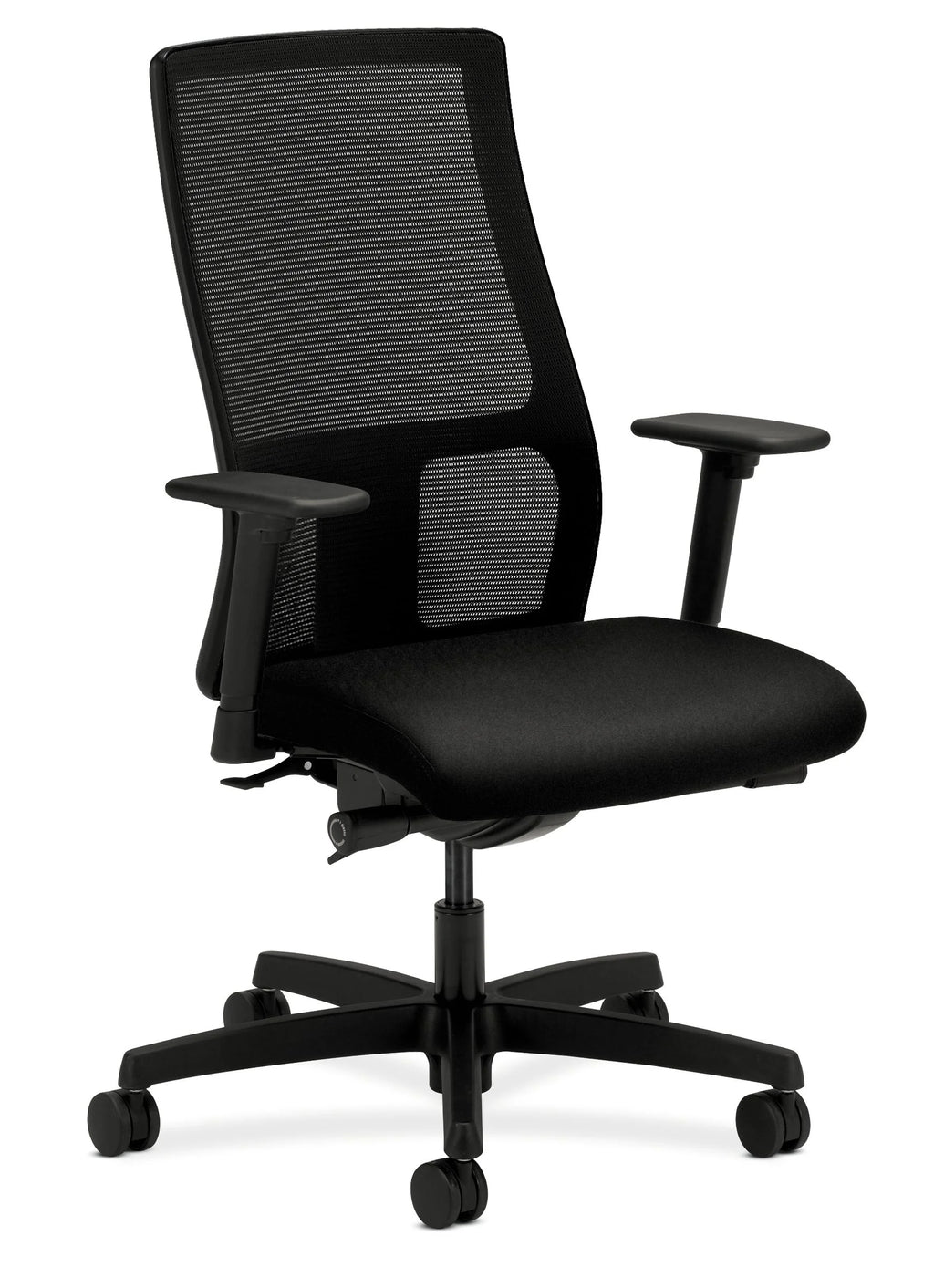 Black Mid-Back Work Chair W86217