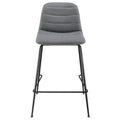 Fabric Counter Stool in Penta Gray M54567