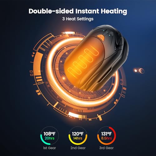 Rechargeable 6000mAh Electric Hand Warmer 2 Pack T222927
