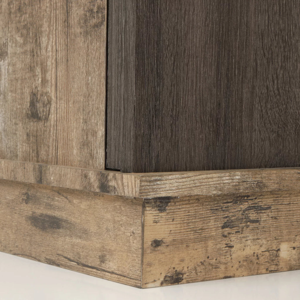 Six Drawer Storage Cabinet with Two Sliding Doors C9634