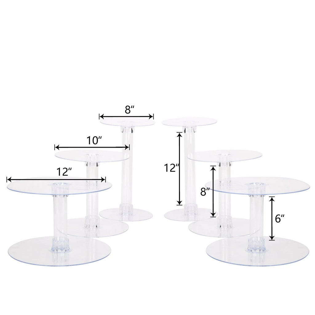 7 Tier Clear Acrylic Crystal Cake Stand X55267