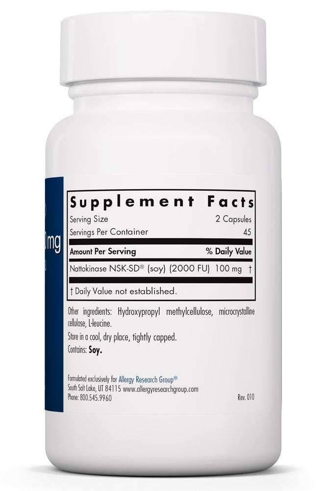 Nattokinase 50 mg 300 Vegetarian Capsules H9041