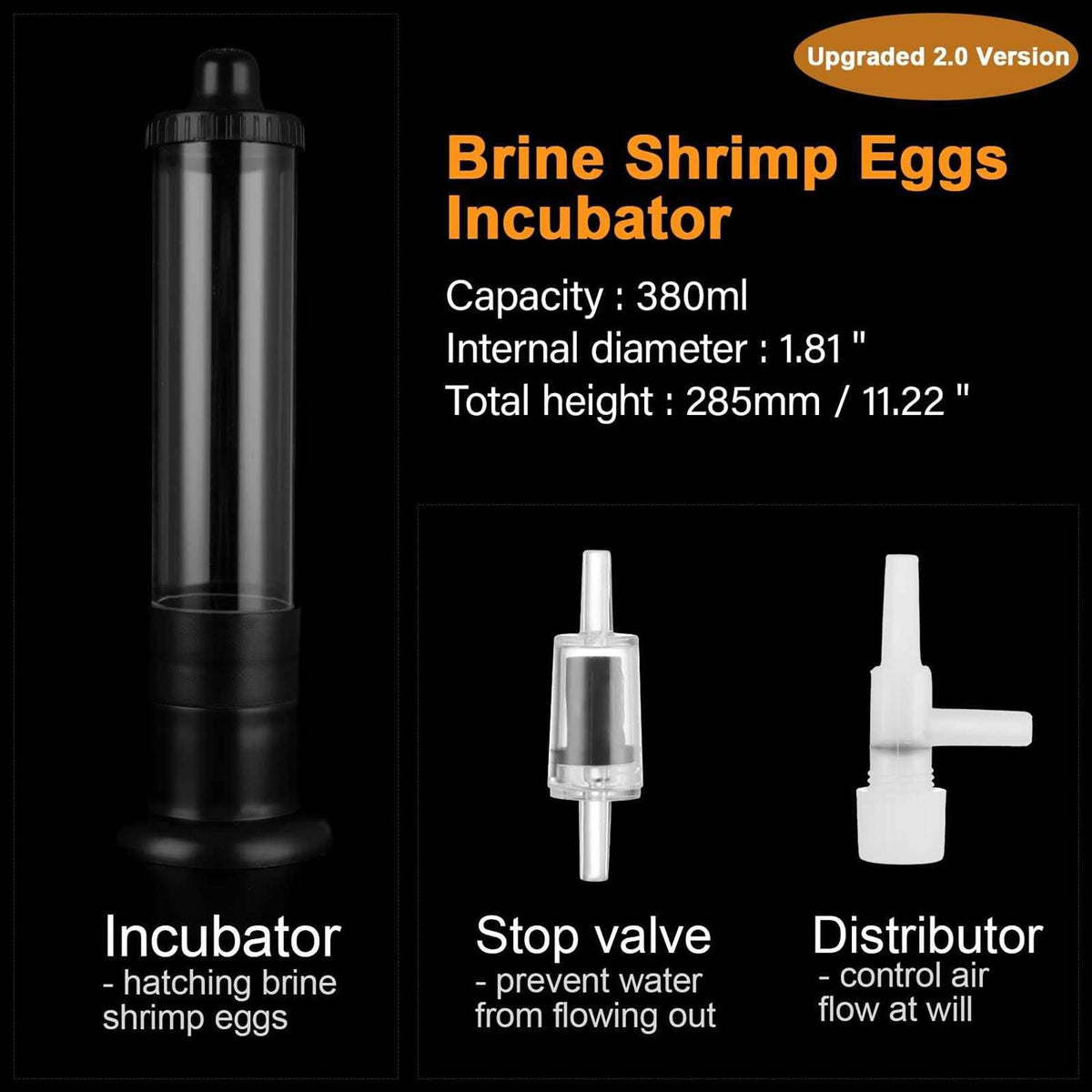 Brine Shrimp Eggs Incubator Hatchery Kit U884