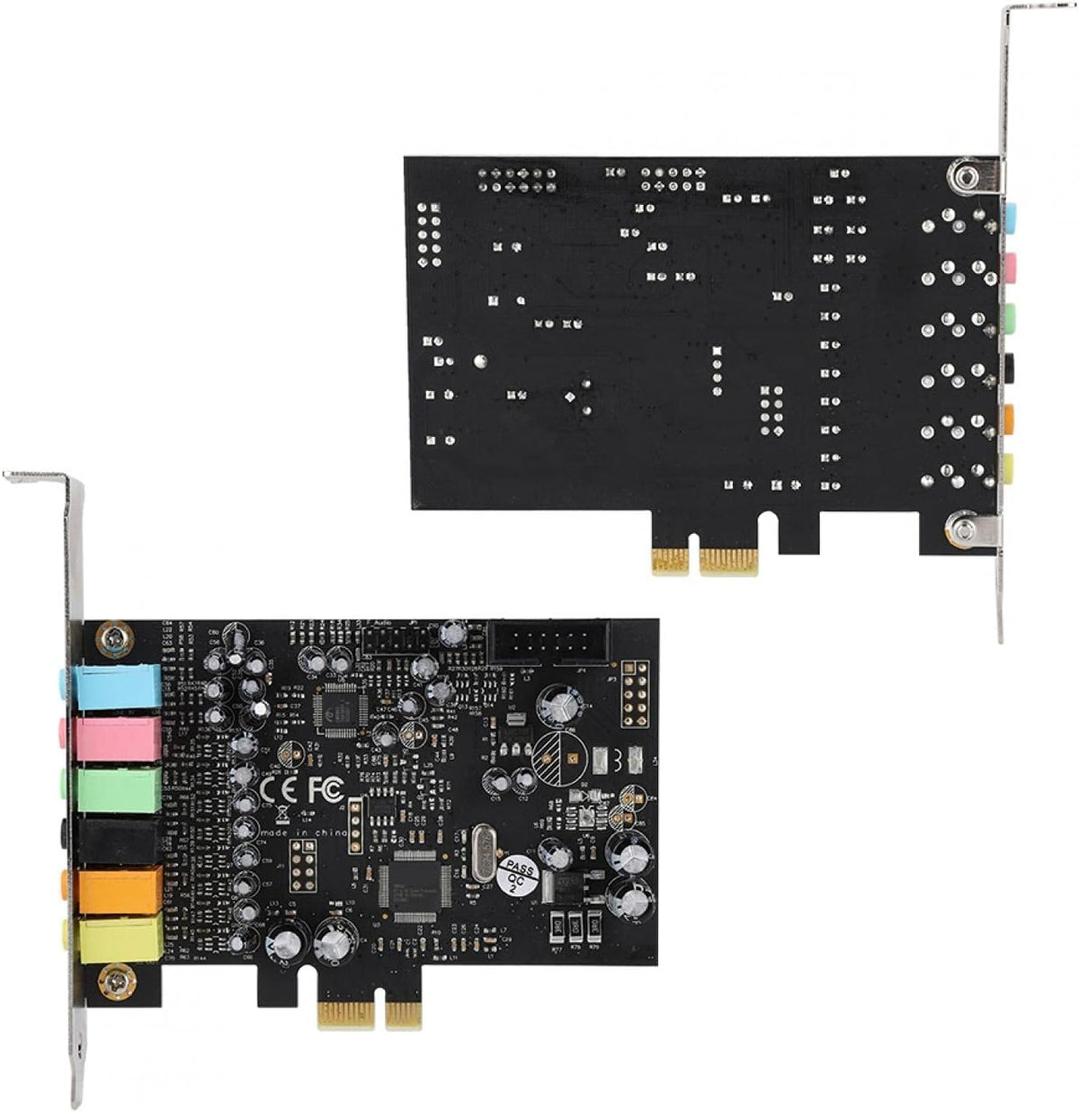 Black PCI-E 7.1 Sound Card I162875