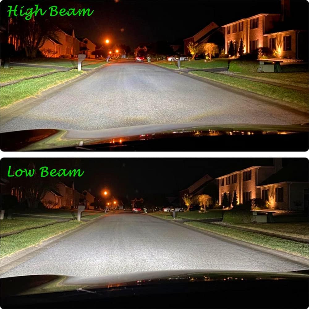 6500K Xenon White LED Headlights Bulbs Pack of 2 V586541