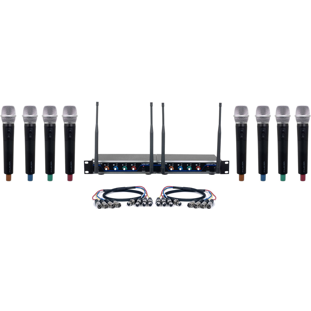 Eight Channel UHF Wireless Handheld Microphone System W450