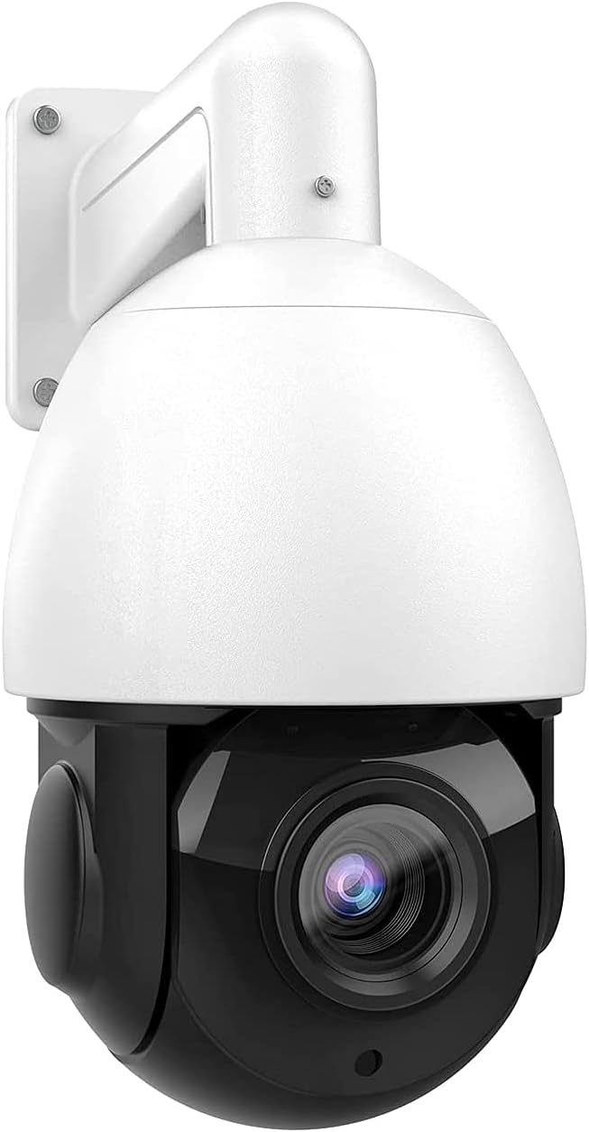 4MP PTZ Outdoor PoE IP Camera Speed Dome, 25x Optical Zoom, 165ft Night Vision, 360° Pan & 90° Tilt C466