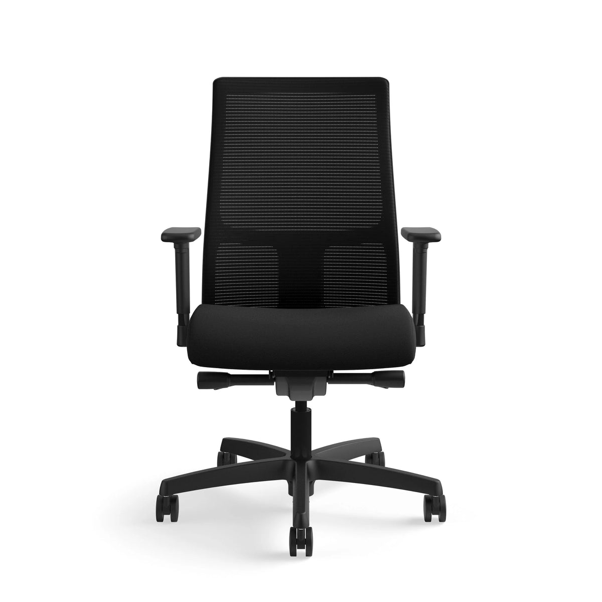 Black Mid-Back Work Chair W86217