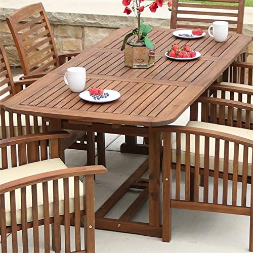 Acacia Wood Patio Dining Table G126752
