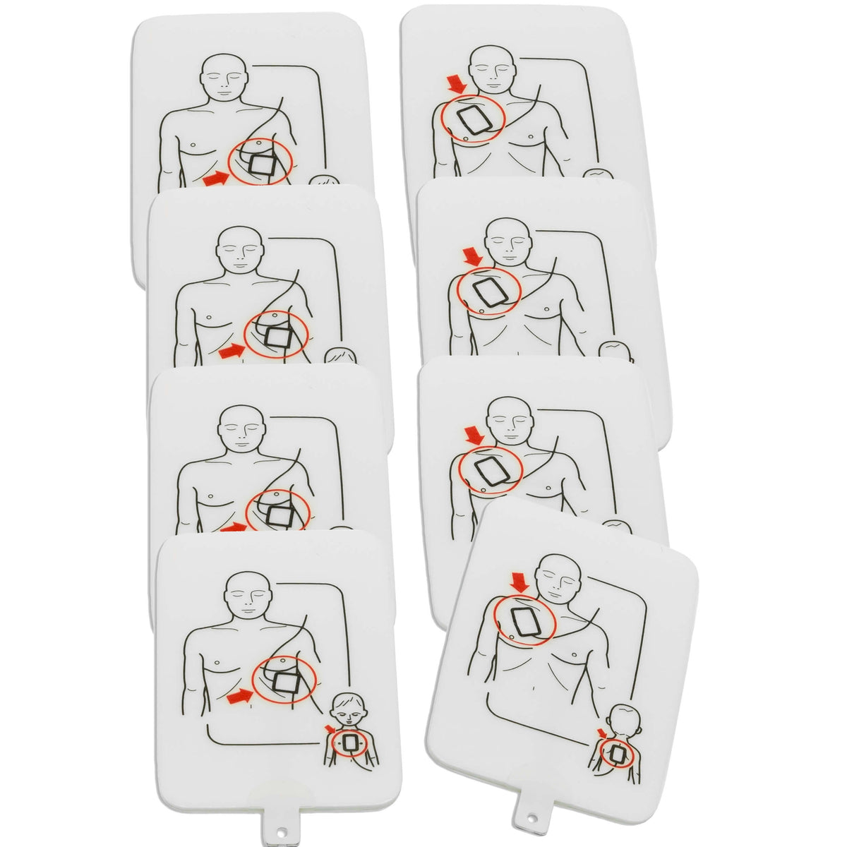 4-Pack AED UltraTrainer Pads N7890