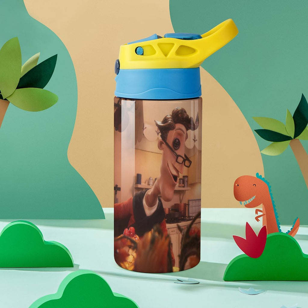 Insulated Water Bottle With Straw Stainless Steel Cup Leak-Proof Y292562