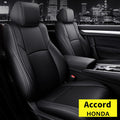 Faux Leather Car Seat Covers Full Set with Solid Folding Backrest M629938