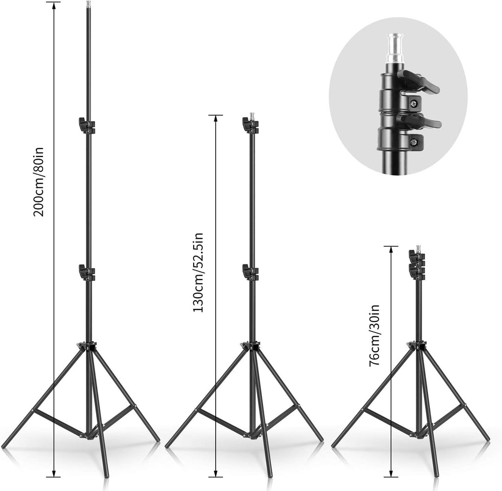 Softbox Lighting Kit 20x28'' Continuous Lighting with 2pcs 5500K Bulb B5742