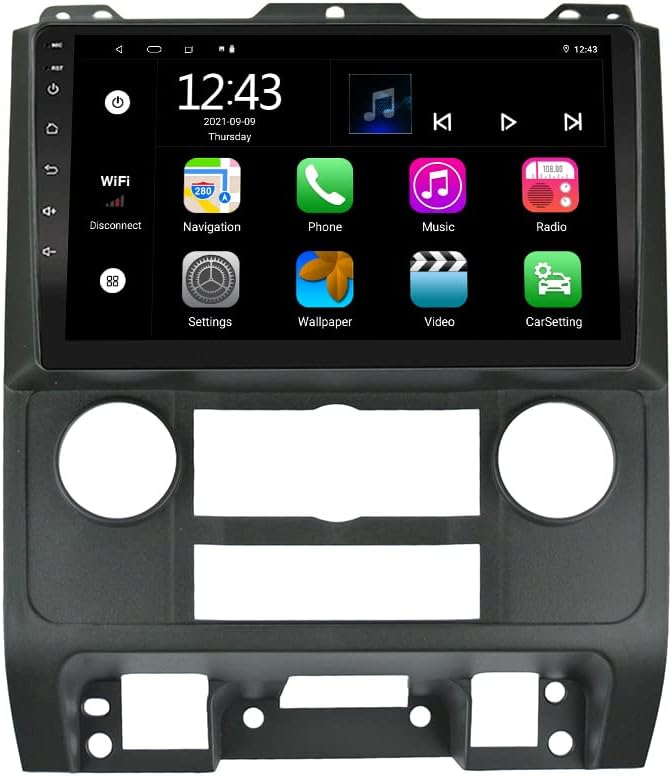 9 inch Android 11 Touch Screen Car Radio Head Unit for Ford Escape 2008-2012 F25478