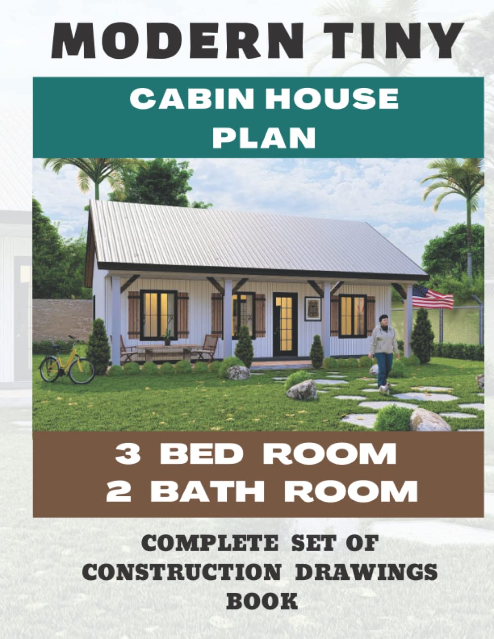 3 Bed Room 2 Bath Room House Plan 1058 Square Feet Construction Drawings A5216