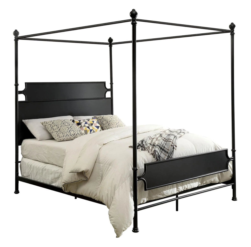 Black Metal Queen Bedroom Set 5pcs M901347