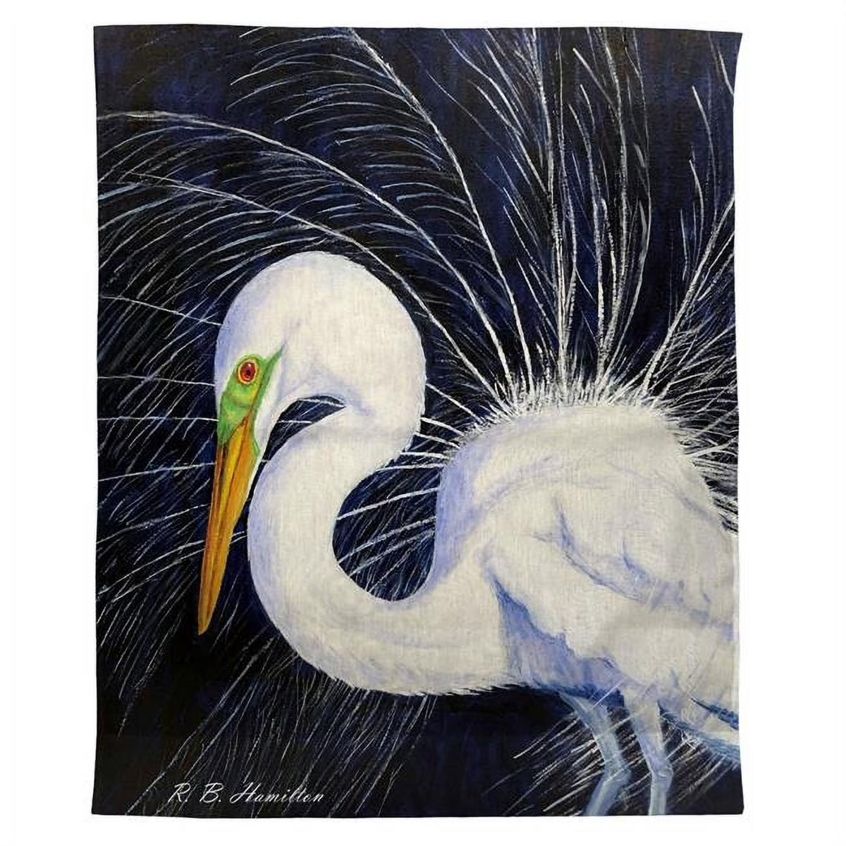 Breeding Egret Wall Hanging G919