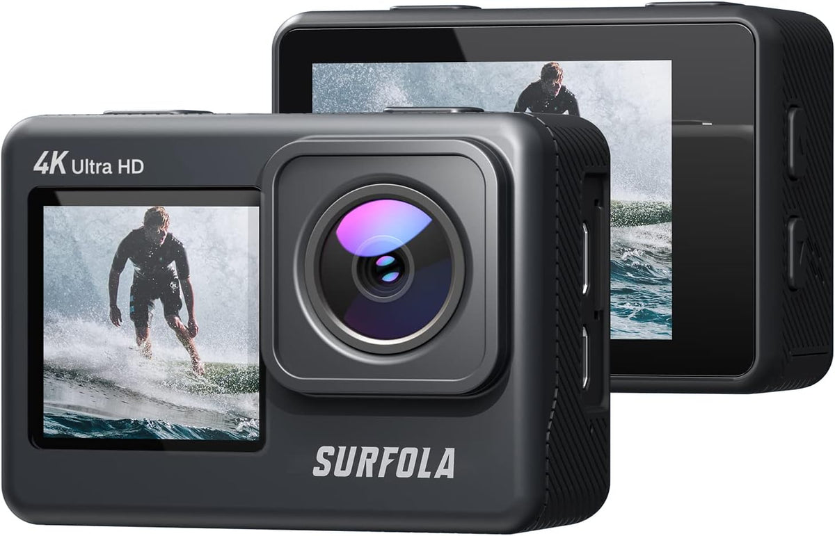 4K 24MP Dual Screen WiFi Waterproof Action Camera with Remote Control R344826