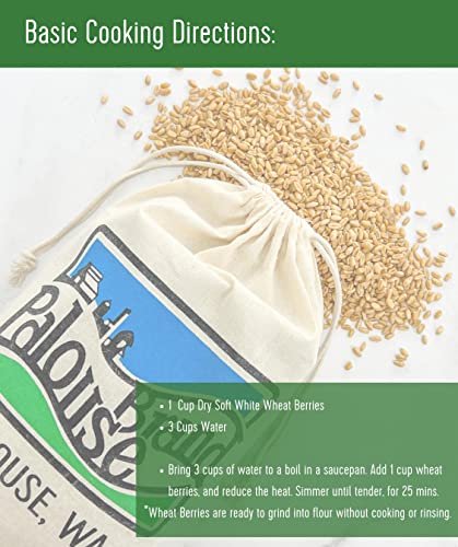 25 LBS Soft White Wheat Berries S26136