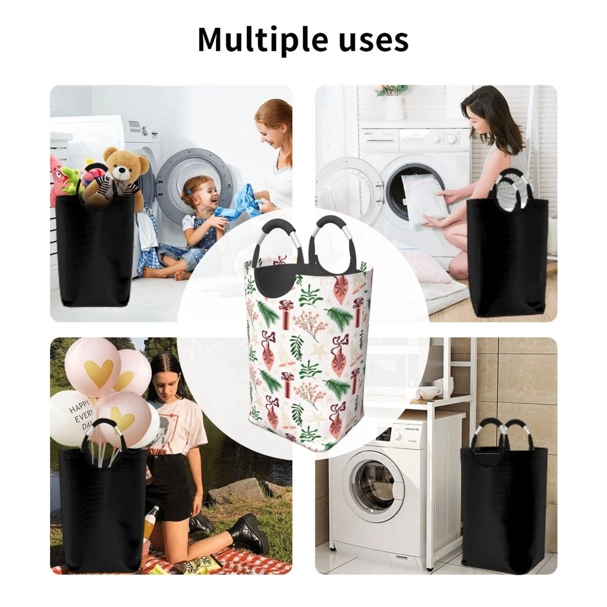 Collapsible Laundry Basket 50L X62035
