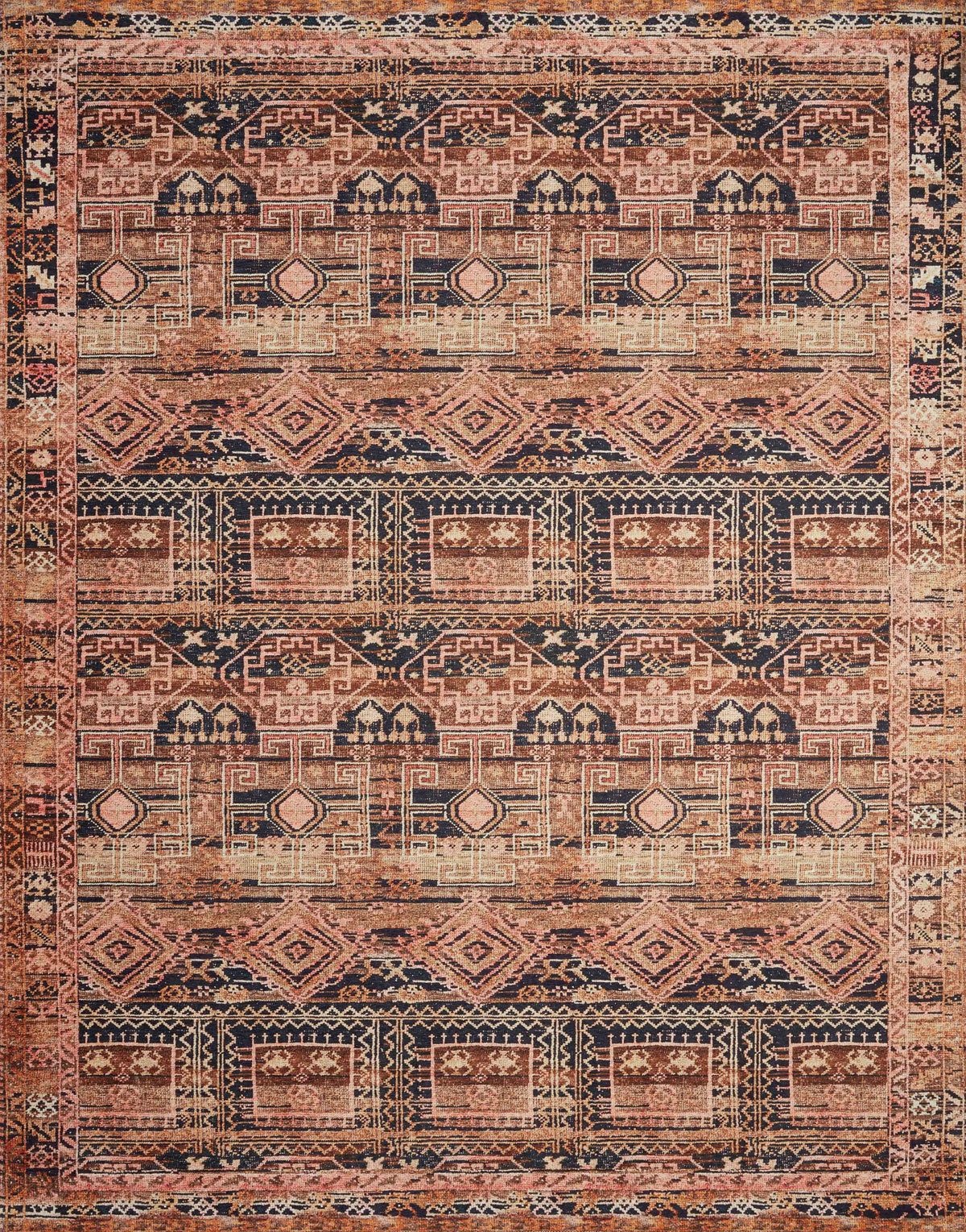 Mocha Blush Rug K667
