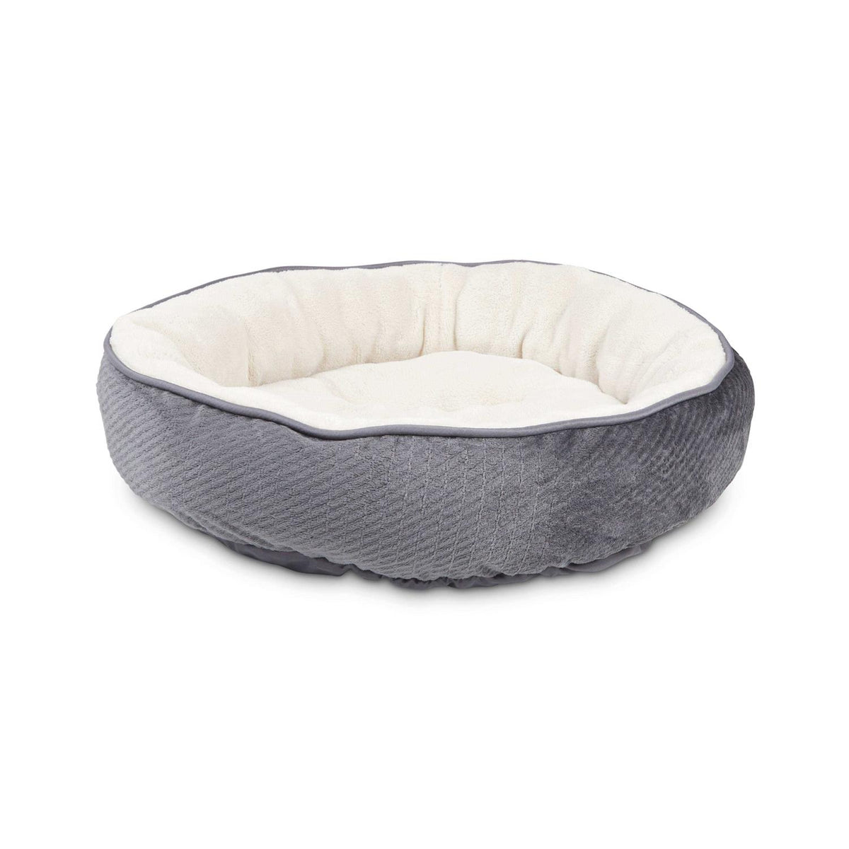 Textured Round Cat Bed Q434