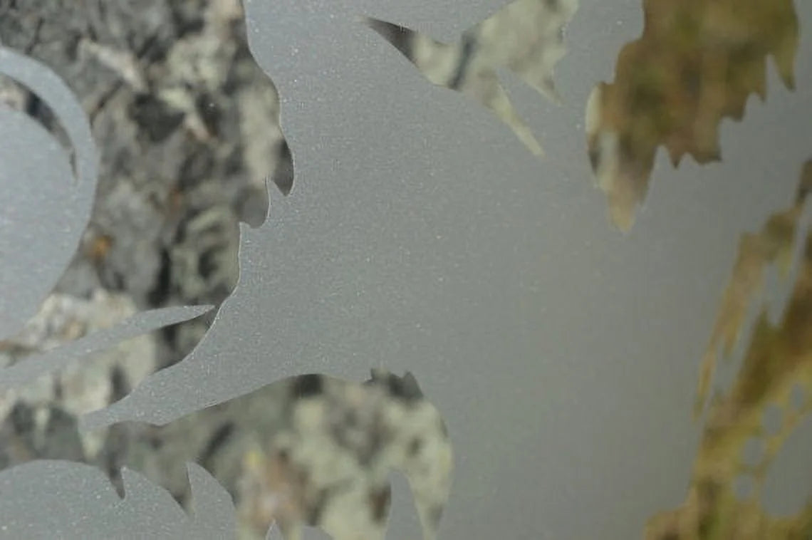 Ocean Stingray Decals Etched Glass Vinyl Shower Door Window B822