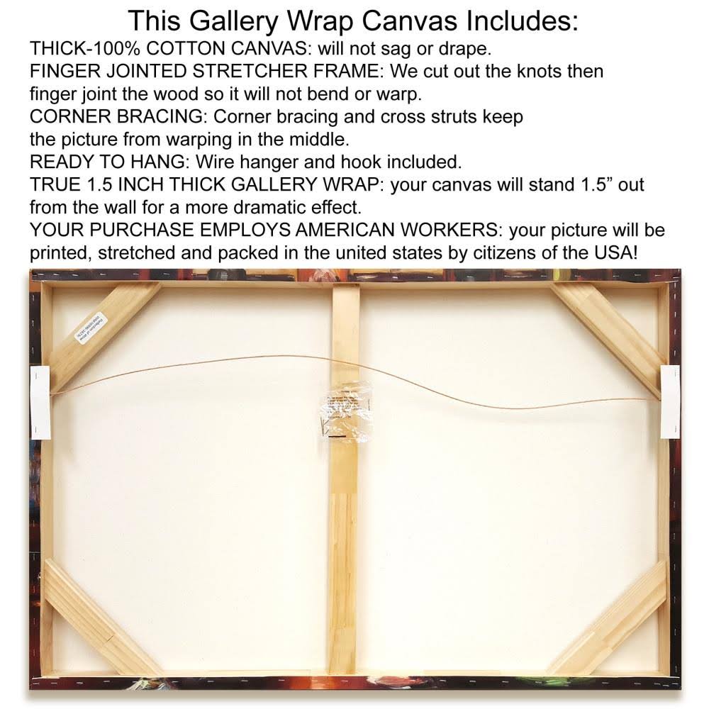 Fine Art Giclee Print on Gallery Wrap Canvas X970014