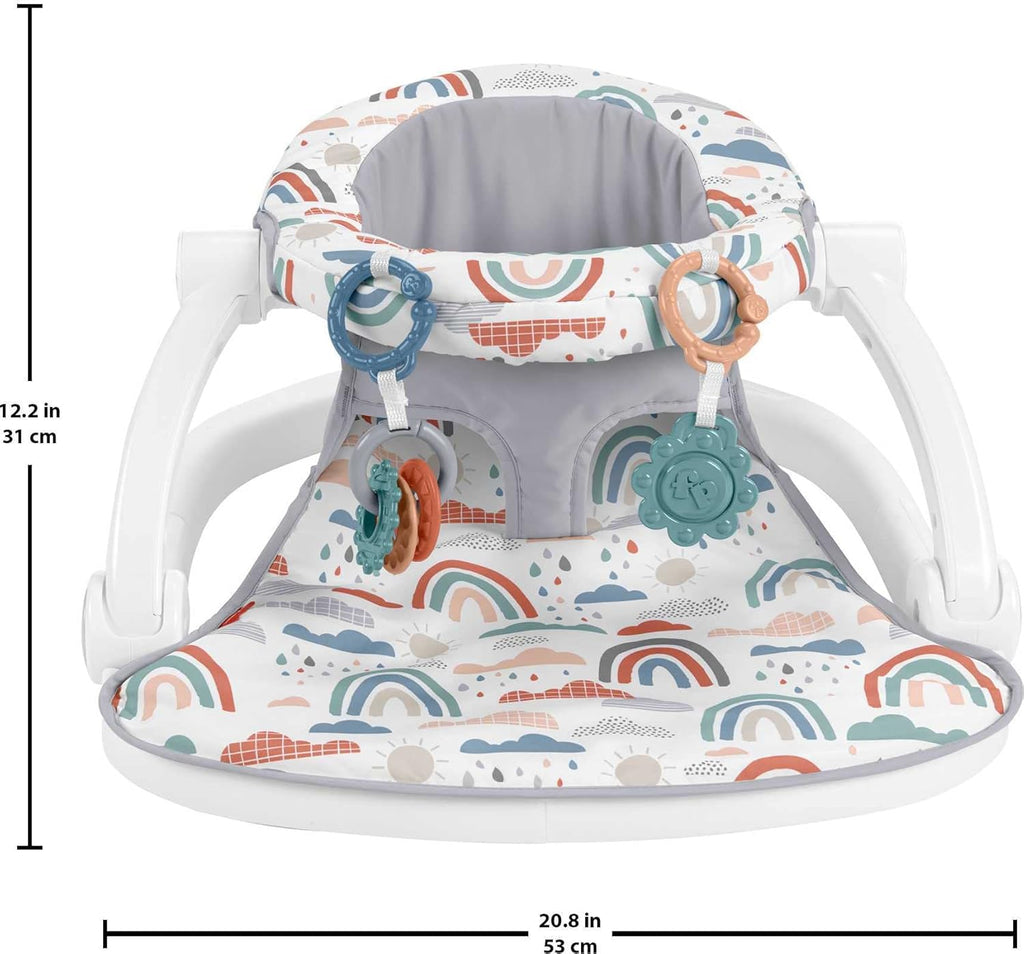 Portable Baby Floor Seat with Machine Washable Seat Pad Y853657