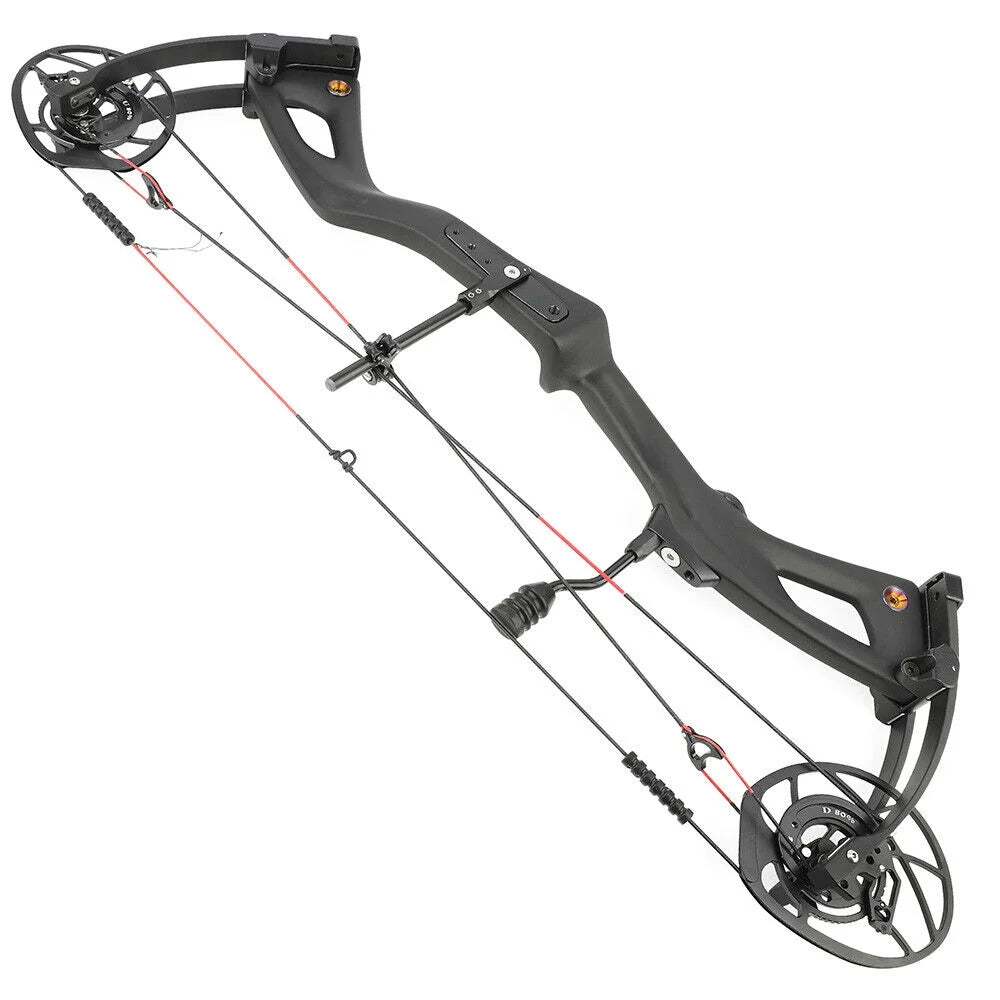 29 Inch Carbon Fiber Compound Bow 0-70lbs Adjustable 345FPS S967