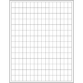 White 1/2 inch x 3/4 inch Rectangle Laser Permanent Acrylic Labels R538099