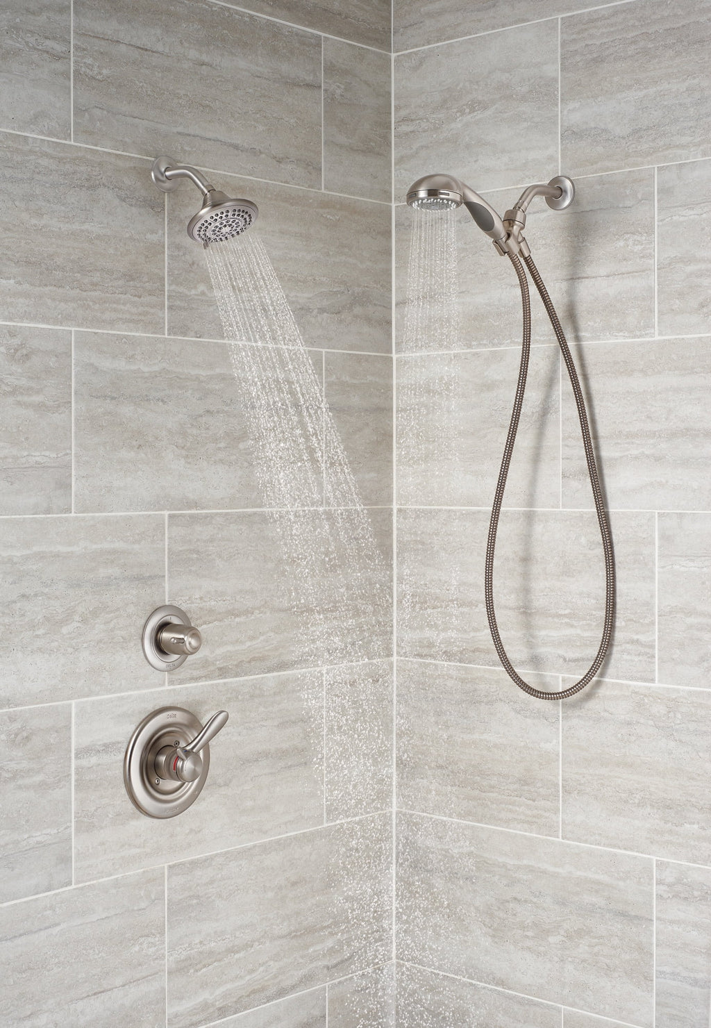 Single Handle 5-Spray Shower Faucet in Stainless K56275