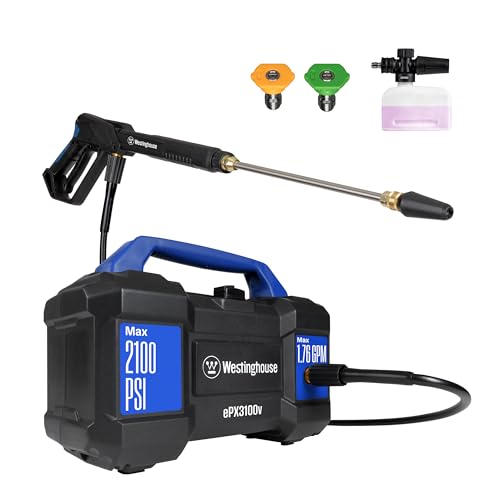 Electric Pressure Washer, 2100 Max PSI 1.76 Max GPM S290126