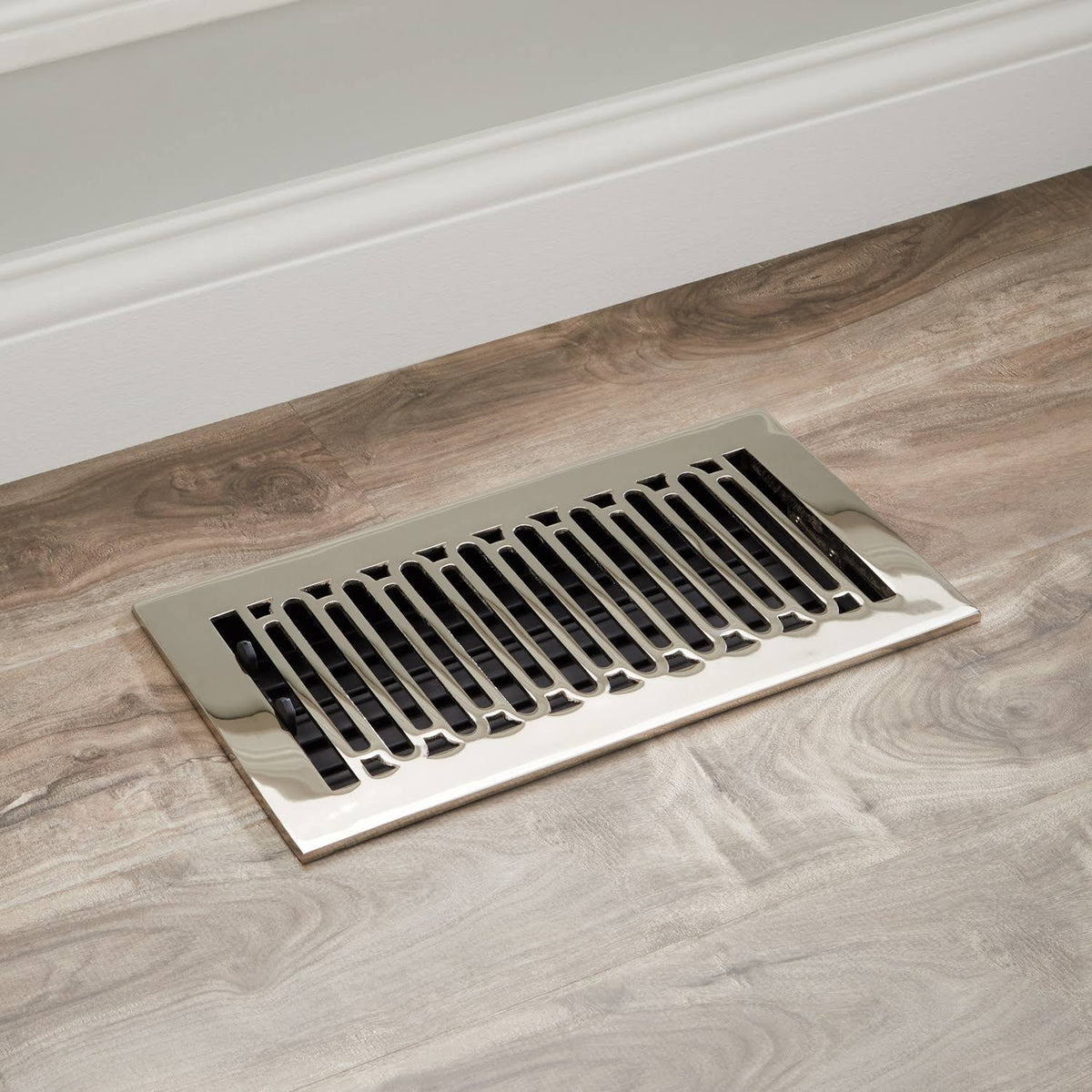 Brushed Brass Floor Register E90816